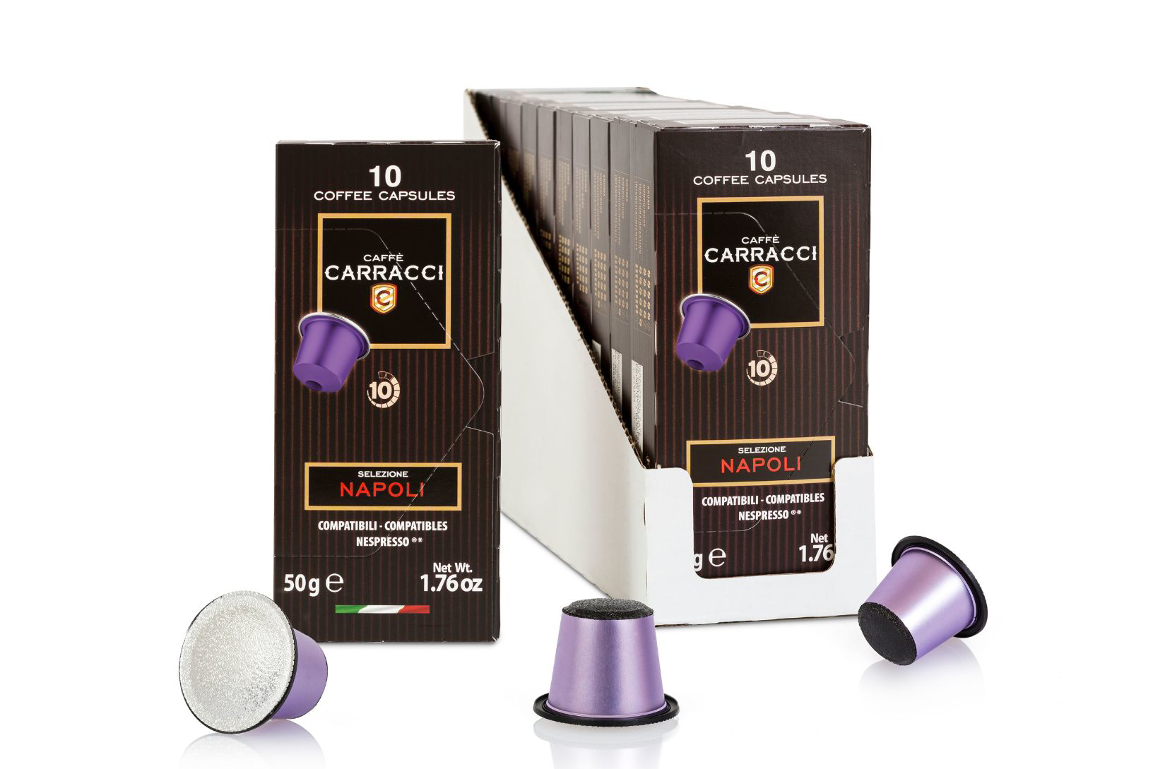 Carracci nespresso coffee capsules