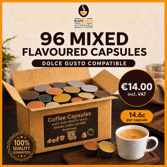 Picture of 96 MIXED DOLCE GUSTO-COMPATIBLE FLAVOURED CAPSULES