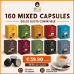 Picture of 160 MIXED DOLCE GUSTO CAPSULES DEAL